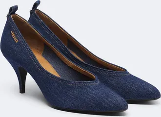 Versace Tina denim pumps
