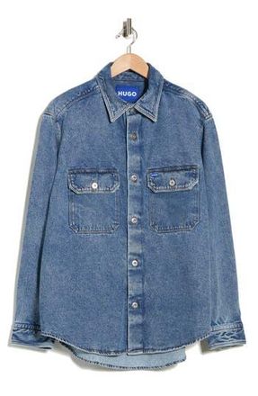 BOSS Ebolt Snap Jacket in Navy at Nordstrom Rack, Size Xx-Large