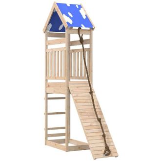 vidaXL Parque Infantil De Exterior De Madera Maciza De Pino Vidaxl