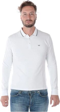 Emporio Armani Polo Shirts - Heren - Polos - Wit - XL - Katoen - Tops