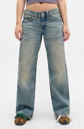 BDG Kayla Aruba Wide Leg Jeans in Tinted Blue at Nordstrom, Size 24