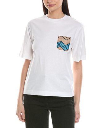 M Missoni Zig-Zag Embroidered Top