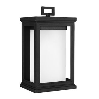 Netlighting Roscoe 1 Light Outdoor Medium Wall Lantern Light Black IP44 E27