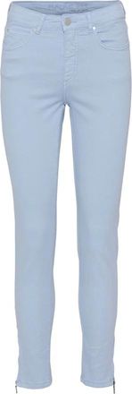 C.Ro Slim-fit Broek - Dames - Slim Fit Broeken - Blauw - S - Leer - Broeken