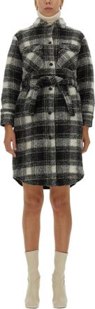 Woolrich Black Checks Shirt Collar Jacket