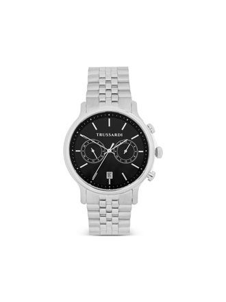 Trussardi T-Inedito 42mm watch - men - stainless steel - OS - Black