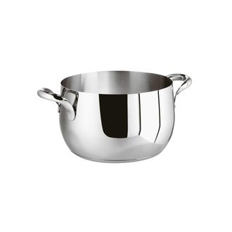 Sambonet High saucepan with 2 handles - Round - Ø 16.0 cm - h 10.5 cm - 2.300 l - Kikka