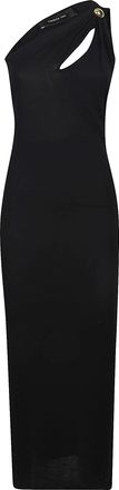 Federica Tosi Cut Out Viscose Blend Midi Dress