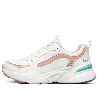 Skechers (WMNS) Skechers Bobs Bamina Low-Top White/Pink 117040-WPK