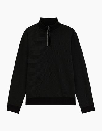 HUGO BOSS Mens H Sidney 80 Cardigan Black - Size: 36