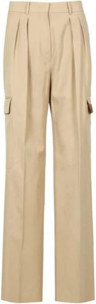 Sportmax Casual Denim Broek - Dames - Straight fit broeken - Bruin - S - Denim - Broeken