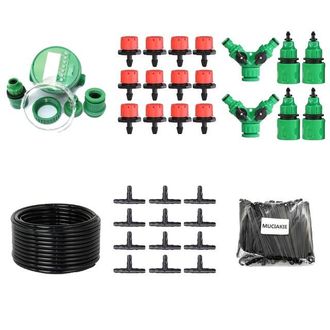 OEM Sistema De Riego Por Goteo Para Bricolaje, Flujo De Agua Ajustable, Kit Completo Para Jard&iacute;n, Kit M