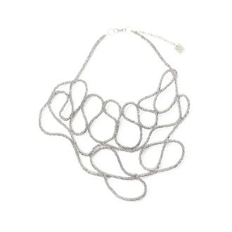 PANICALE Panicale, Accessoires, Dames, Grijs, ONE Size, Gelaagde Ketting