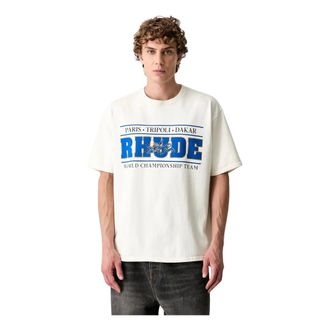 Rhude Tops, Heren, Beige, L, T-Shirts