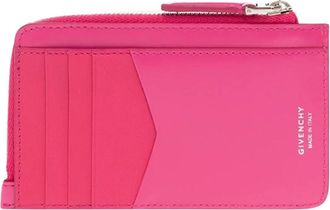 Givenchy Antigona kaarthouder met rits, neonroze portemonnee