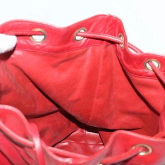 Chanel Pre-owned Bucket Bags, female, Red, Size: ONE SIZE Pre-owned Vintage Bucket Bag