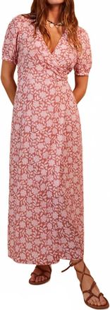 Rixo Katrina Maxi Dress In Carnation Rose
