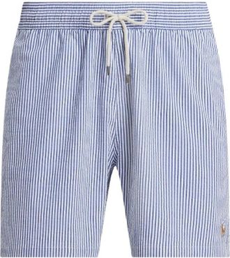 Polo Ralph Lauren Traveller Zwembroek 14-5 cm - Heren - Strandmode - Blauw - 2XL - Katoen - Badmode
