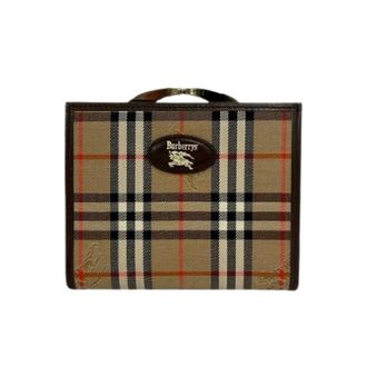 Burberry Pre-owned Wallets, female, Brown, Size: ONE SIZE Pre-owned Canvas Leather Wallet