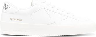 Golden Goose Stardan logo-print sneakers - men - Calf Leather/Calf Leather/Fabric/Rubber - 46 - White