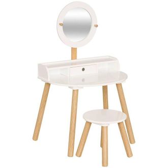 Atmosphera Atmosphera - Tavolino per bambini bella bianco l60,7xp42xh89,2cm cr&eacute;ateur dint&eacute;rieur