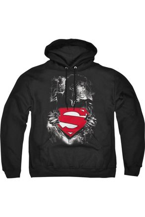 Gildan Superman Darkest Hour Adult Pull Over Hoodie / Hooded Sweatshirt