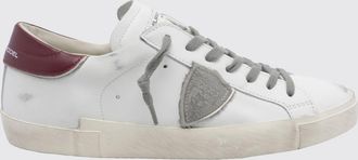 Philippe Model Sneakers basse Paris in pelle con effetto usurato e logo Scudetto