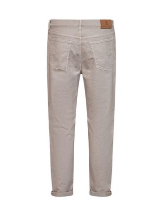 Brunello Cucinelli Mens Jeans Iconic Fit Grey Cotton