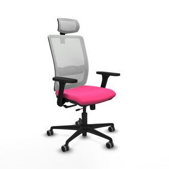 Piqueras y Crespo Silla Piqueras Y Crespo Haches Cuero Sint&eacute;tico Rosa Ergon&oacute;mica