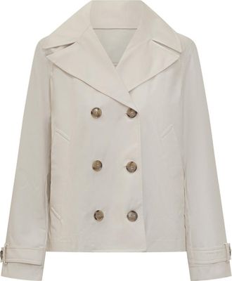 Woolrich White Notched Lapel Jacket