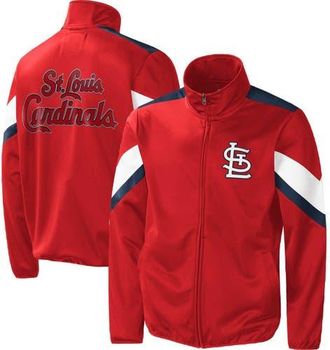 G-III Sports by Carl Banks Mens G-III Sports by Carl Banks Red St. Louis Cardinals Earned Run Full-Zip Jacket at Nordstrom, Size 5X-Large