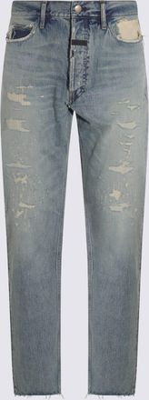 Fear of God Light Blue Cotton Denim Jeans