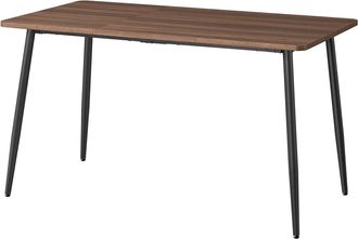 Vasagle Mesa de comedor para 4-6 personas de color nogal