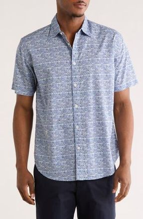 Coastaoro Falan Button-Up Shirt in Blue at Nordstrom Rack, Size Medium