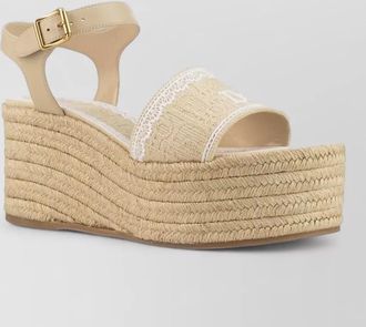 Dior leather espadrilles