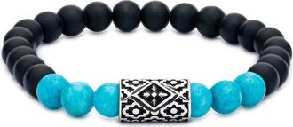 Samuel B. Silver 85.00 Ct. Tw. Gemstone Bracelet