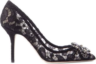 Dolce & Gabbana 90 mm Bellucci pumps - Zwart