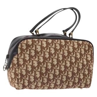 Dior Pre-owned Handbags, female, Beige, Size: ONE SIZE Pre-owned Vintage Hand Bag