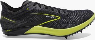Brooks Womens Wire 7 Racing Shoes In Black/nightlife