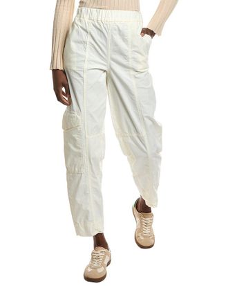 Ganni Ganni Washed Canvas Curve Pant