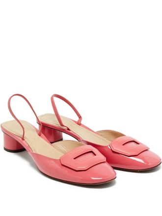 Dior patent leather slingback shoes - Pink