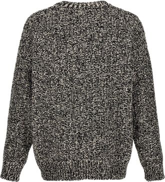 Jil Sander Wool-Blend Jacquard Logo Sweater - Multicolor