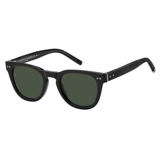 Tommy Hilfiger Th86/S Sunglasses - male - Tommy Hilfiger - Sunglasses - Black - 49 MM - Accessories