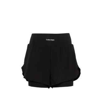 Calvin Klein Logo-print Layered Shorts