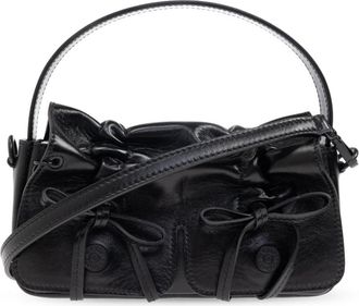 Acne Studios Multipocket Micro Crossbody Lux - Dames - Handtassen - Zwart - ONE Size - Leer - Tassen