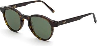 Retro Superfuture Groene Warhol Zonnebril - unisex - Zonnebrillen - Bruin - 49 MM - Accessoires