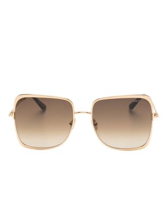 Tom Ford Eyewear Occhiali da sole squadrati - Oro