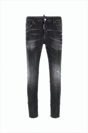 Dsquared2 Distressed Slim Fit Denim Pants