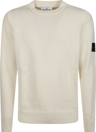 Stone Island RWS Patch Virgin Wool Crewneck Sweater