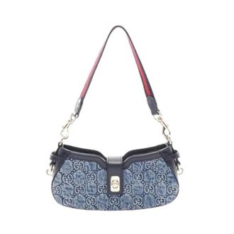 Gucci Pre-owned Vintage Shoulder Bag - Dames - Pre-owned - Blauw - Maat: ONE Size Leer